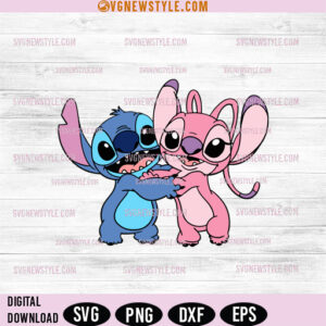 Disney Stitch Love SVG