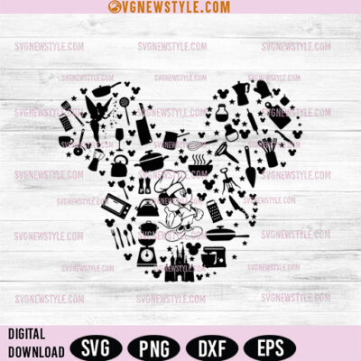 Disney Chef Mickey SVG