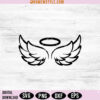 Angel Wings and Halo SVG