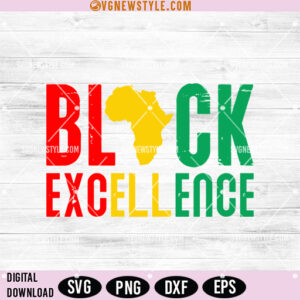 Black Excellence SVG
