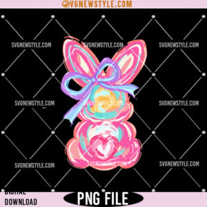 Easter Bunny Brushstroke PNG