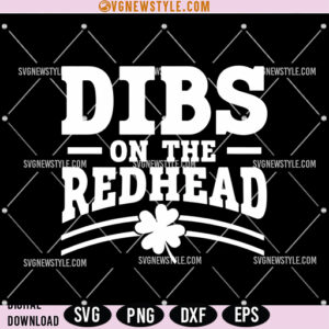 Dibs On The Redhead Svg