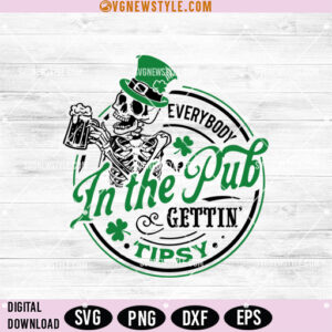 Everybody In The Pub Getting Tipsy Svg Png