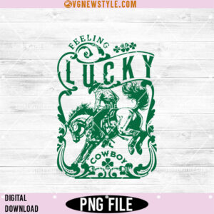 Feeling Lucky Cowboy PNG