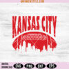 Kansas City Football SVG Cut File