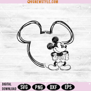 Mickey Mouse and Friends SVG