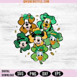 Lucky mouse and friends SVG