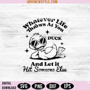 Duck Animal Sayings Svg