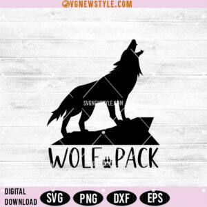 Wolf Pack Family Svg