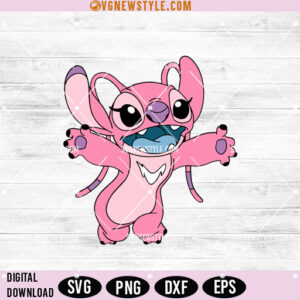 Lilo and Stitch Kawaii SVG, Disney Lilo and Stitch SVG, Png for Cricut & Crafts