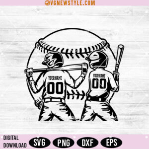 Baseball Kids Svg Png, Baseball Clipart, Cut File for Cricut & Silhouette