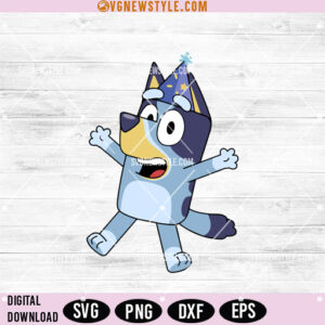 Bluey Family SVG Cut File, Birthday Family Matching Png, Cricut & Silhouette