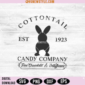Cottontail Candy Company Easter Svg