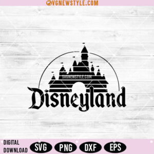 Retro Disneyland SVG, Classic Disneyland Park SVG, Cricut & Silhouette