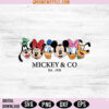 Mickey and Friends Est 1928 SVG