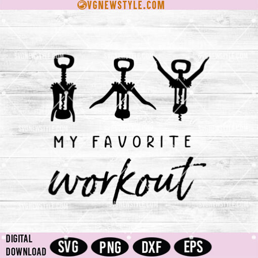 Favorite Workout Svg