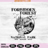 Harry Potter Forbidden Forest SVG