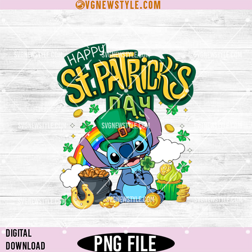 Happy St Patrick's Day Png, Character Shamrock Png, Lucky Vibes, Instant Download 1 Happy St Patrick's Day Png