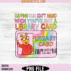 Arthur Library Card PNG