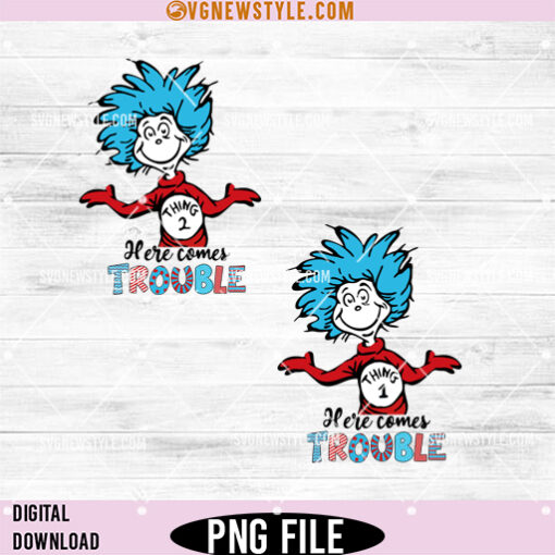 Here Comes Trouble Png Bundle