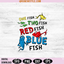 One Fish Two Fish Svg