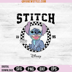 Retro Disney Lilo And Stitch Svg