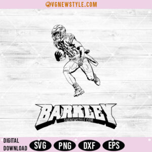 Saquon Barkley Eagles SVG