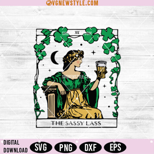 The Sassy Lass Tarot Card Svg