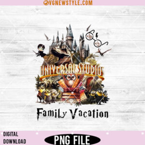 Universal Studios Family Matching 2025 Png, Disney Trip Png, Digital Download