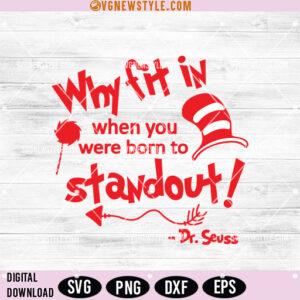 Dr Seuss Quote SVG