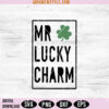 Mr Lucky Charm St Patrick's Day SVG