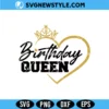 Birthday Queen Svg cut file
