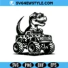 Dinosaur Monster Truck SVG