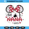 Mouse Best Nana Ever Svg