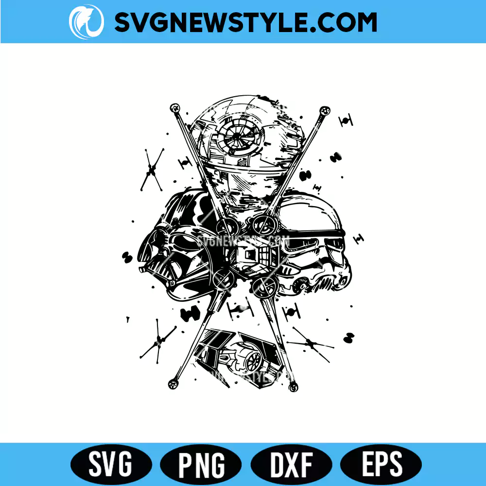 Mouse Star Wars Svg, Mouse ears Star Wars SVG, PNG Files for Cricut & Silhouette 1 Mouse Star Wars Svg