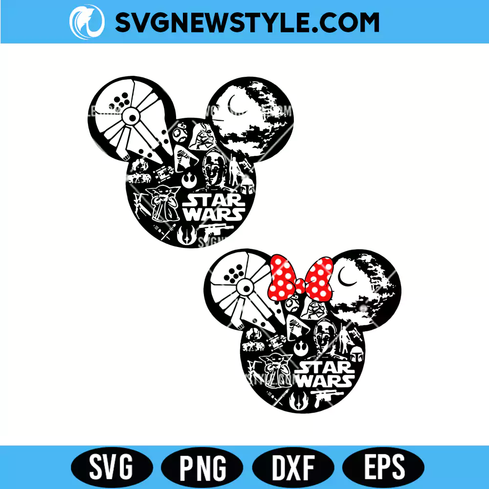 Star Wars Mickey Mouse Svg, Disney Galaxy Edge Svg, Png Cut File Download 1 Disney Galaxy Edge Svg