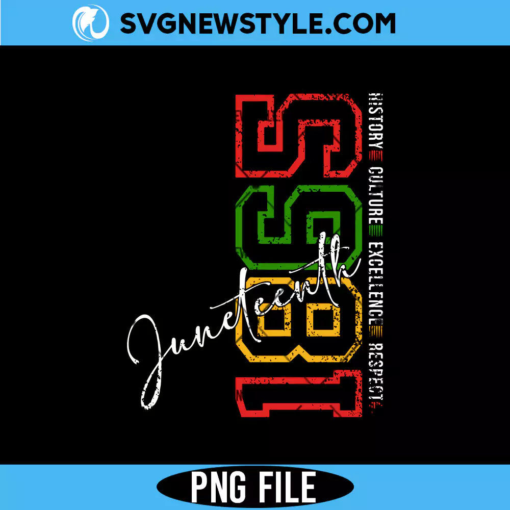 1865 Juneteenth Png, Black History Png, Digital Download for Cricut 1 1865 Juneteenth Png