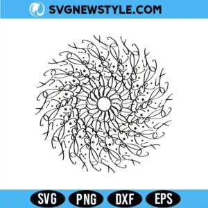 Badass Bitch Mandala Svg