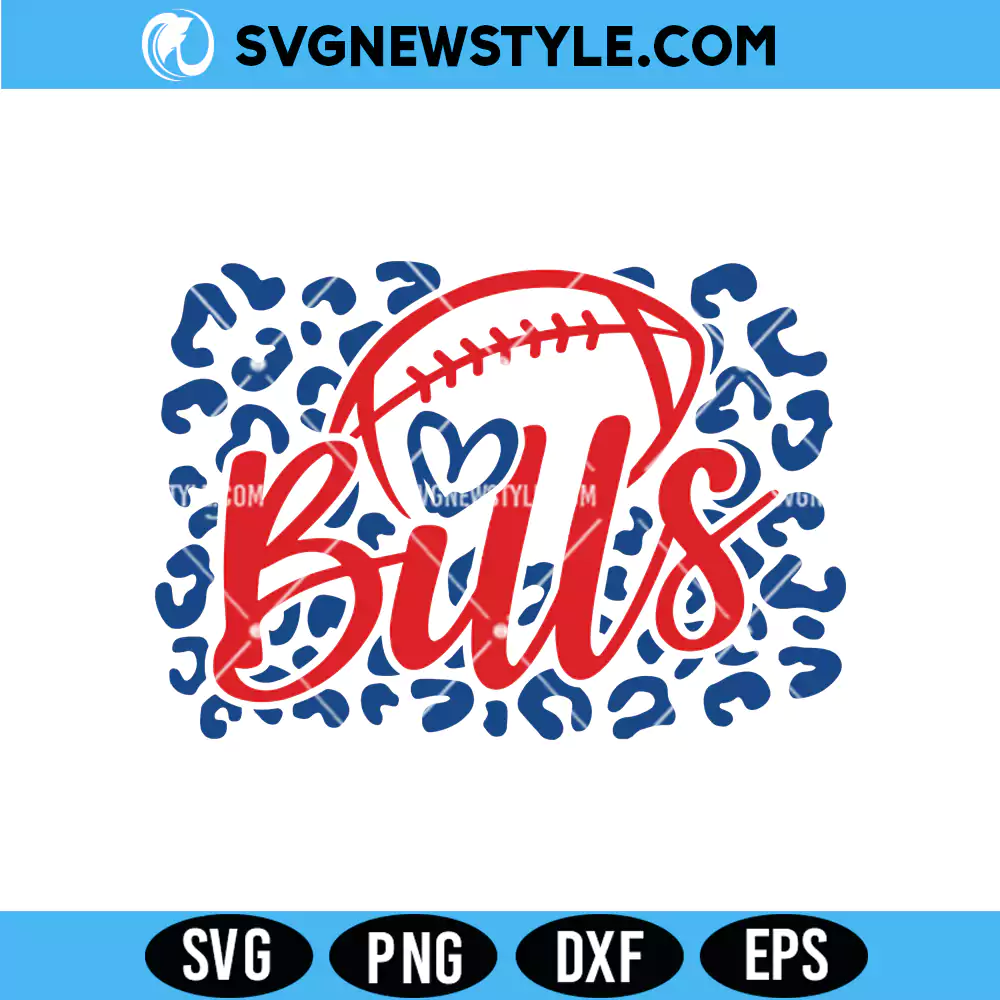 Bills Leopard SVG, Sports Leopard SVG, Png, Digital Download 1 Bills Leopard SVG