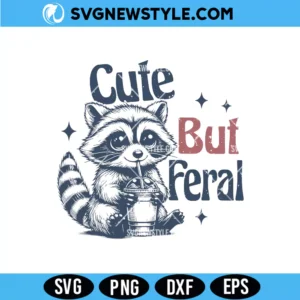 Cute but feral SVG