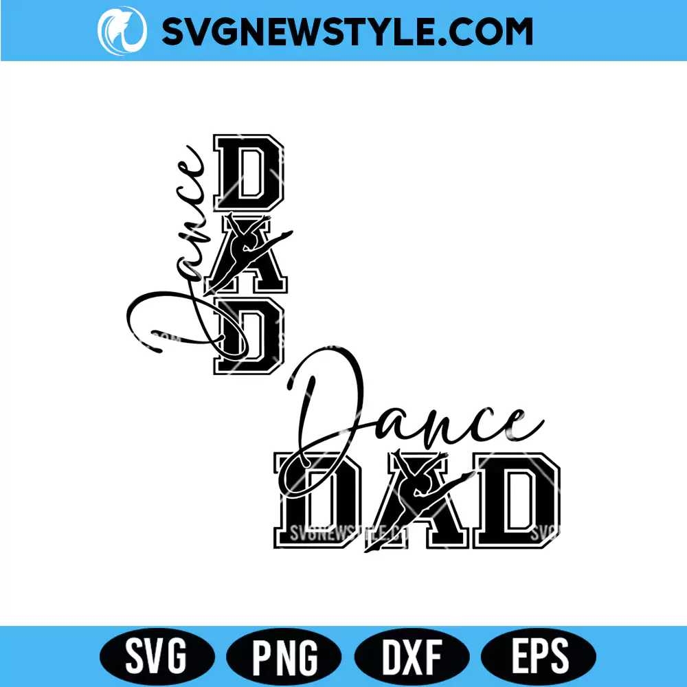 Dance Dad SVG, Dance team dad Svg, Png Cricut & Silhouette 1 Dance Dad SVG