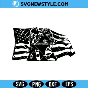 Fallen Soldier Military Veteran SVG