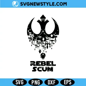 Galaxy Wars Rebel Scum Svg, Png - Sci-Fi Cut File for Cricut & Silhouette
