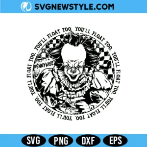 Pennywise Halloween SVG Cut File