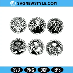 Horror Movie Killers SVG Bundle