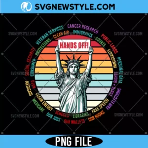 Hands Off Protest Png cut files, Resist Png, Instant Download