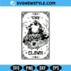 The Clown Tarot Card SVG
