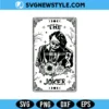 Halloween Joker Tarot Card SVG, Horror Joker SVG, PNG DXF EPS, Digital Download 3 Halloween Joker Tarot Card SVG