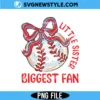 Little Sister Baseball Png, Baseball Game Day Png, Instant Digital Download 3 Little Sister Baseball Png