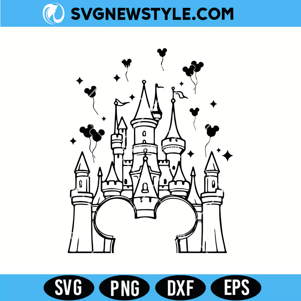 Magical Castle Svg Png, Princess Castle SVG, Digital Download 1 Magical Castle Svg Png